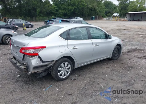 2014 Nissan Sentra Sv из США, поврежденный, VIN 3N1AB7AP5EL696323